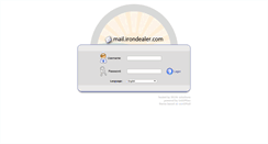 Desktop Screenshot of mail.irondealer.com