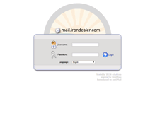 Tablet Screenshot of mail.irondealer.com